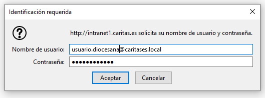 Acceso a Intranet